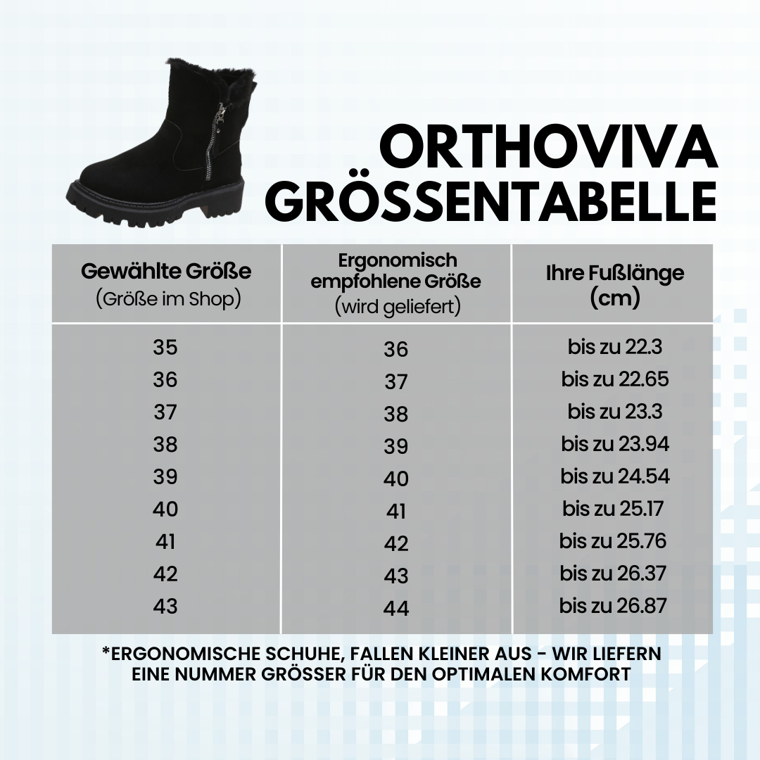 OrthoViva - ergonomische, wasserdichte & schmerzlindernde Stiefel für Herbst und Winter