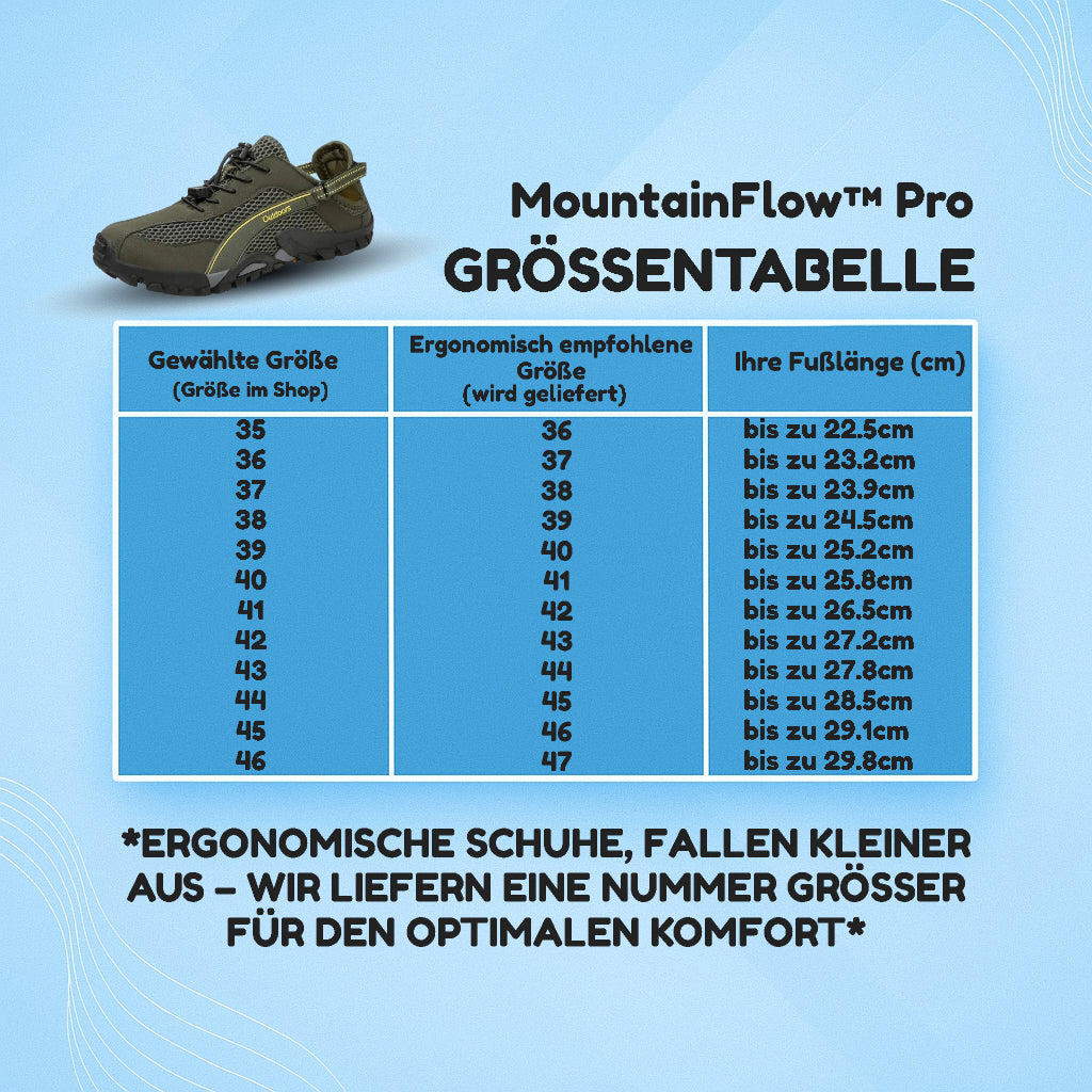 MountainFlow™ Pro -Ergonomischer, wasserdichter & rutschfester wanderschuh