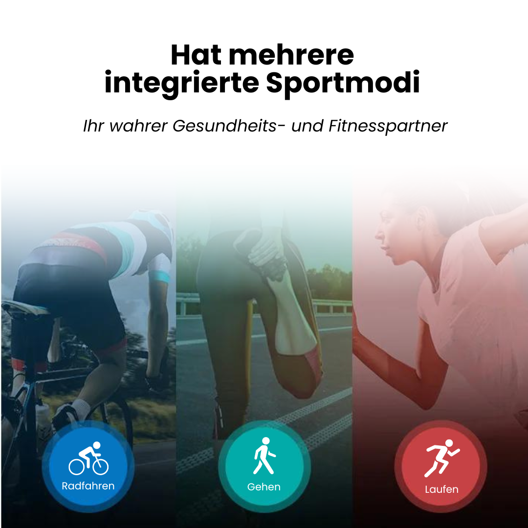 HikeHub - Healthtec Gesundheits-Smartwatch