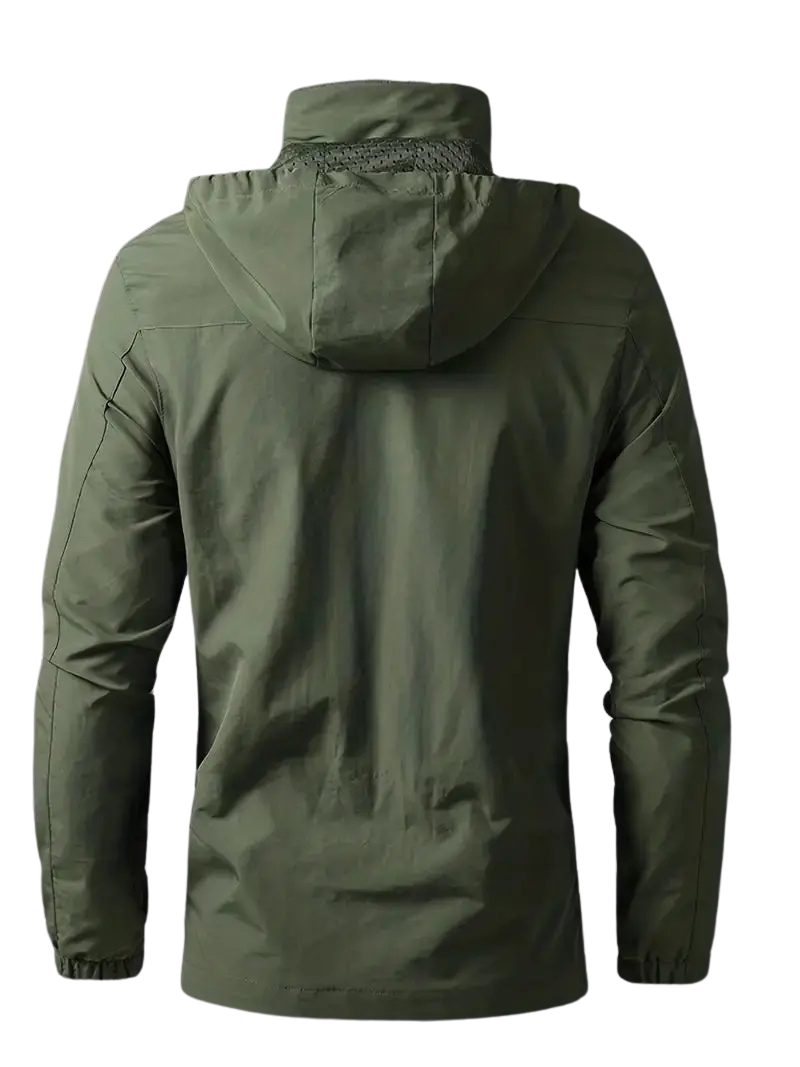 Hochwertige Herren-Outdoorjacke mit Kapuze – Wasserdicht, winddicht und warm gefüttert für Herbst und Winter
